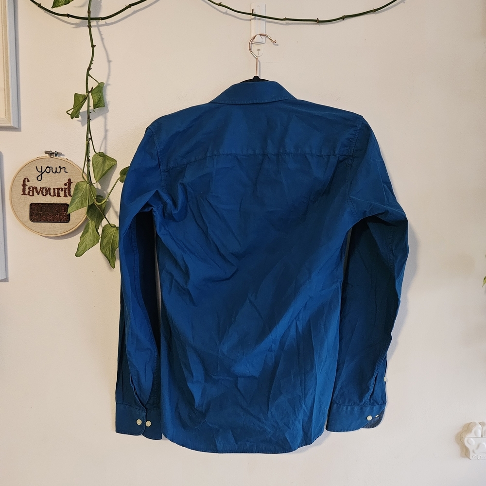 Blue Men's Shirt - Picture 8 of 10